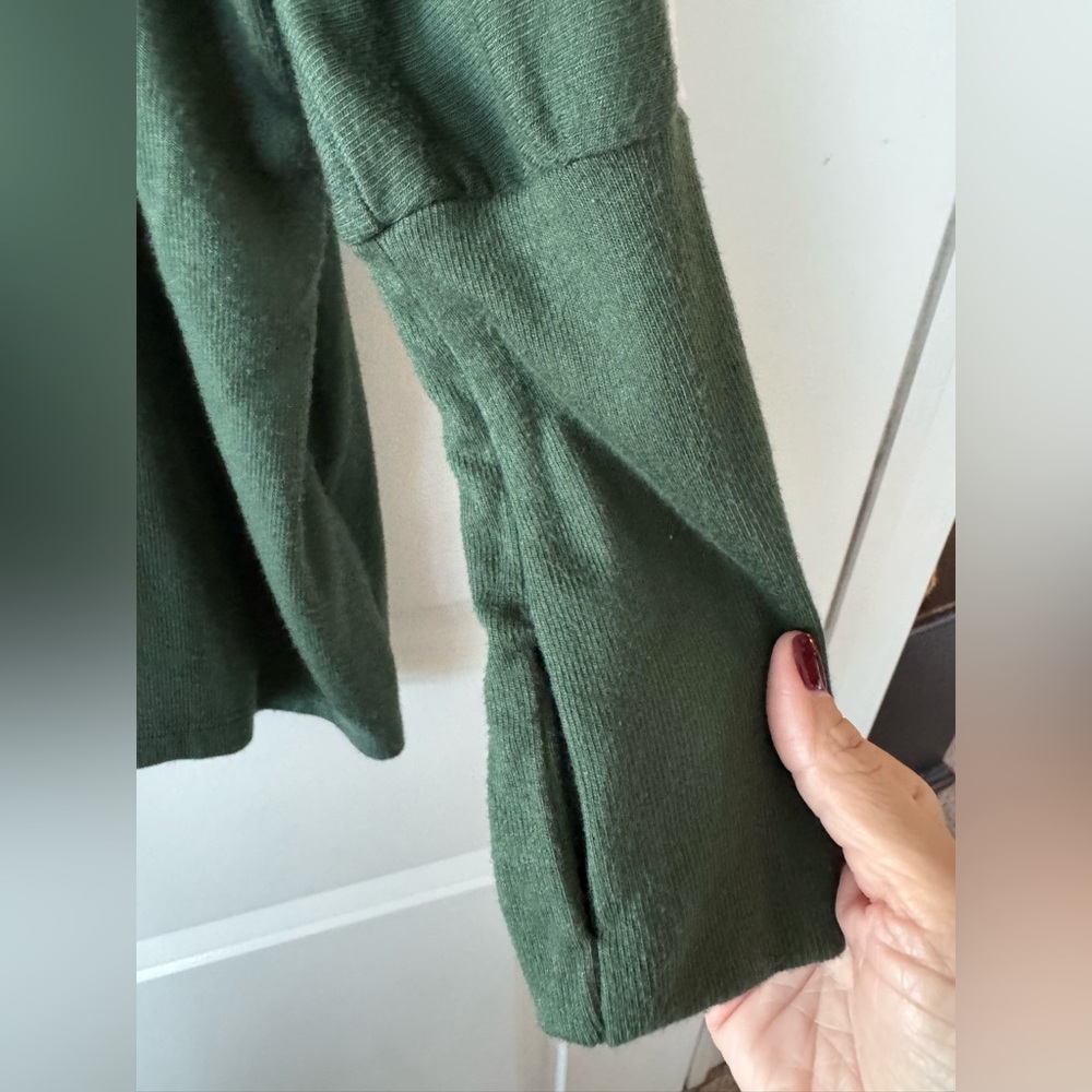 Lauren Moshi Stars & Rainbow Eye Royal Green Oversized Hoodie with thumb holes - Picture 5 of 6